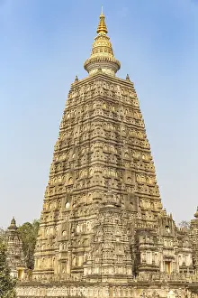 Mahabodhi Temple, Bodhgaya, Bihar, India, Asia