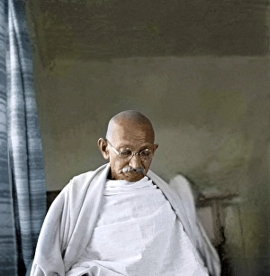 Mahatma Gandhi at Birla House, Mumbai, Maharashtra, India, Asia, May 1945, Asia