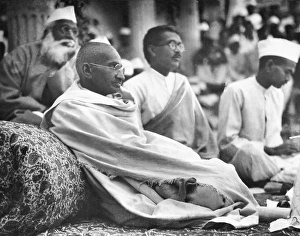 Mahatma Gandhi as Chancellor of the Gujarat Vidyapith, Ahmedabad, Gujarat, India, Asia, November 28, 1926, Asia