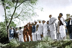 Mahatma Gandhi Khan Abdul Ghaffar Khan and others, Pakistan, October 1938, Asia