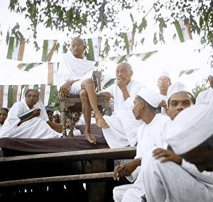 Mahatma Gandhi, Sardar Vallabhbhai Patel Maniben Patel, Surat, Gujarat, India, Asia, January 1939, Asia