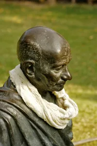 Mahatma Gandhi statue at Sabarmati Ashram