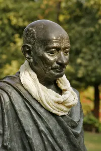 Mahatma Gandhi statue at Sabarmati Ashram