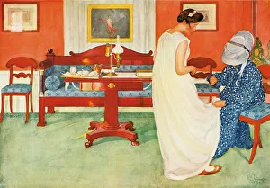 The maid of honor, historical illustration