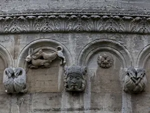 Main apse, hunting frieze, hound and hare