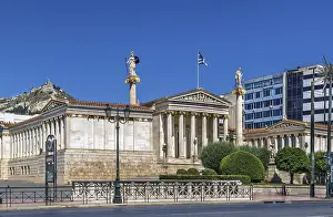 Main building of the Academy of Athens, Greece