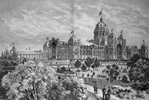 Main building of the World's Fair International Exhibition of Arts