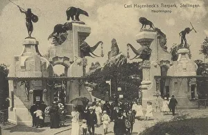 Main entrance to Hagenbeck Zoo