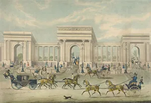 The main entrance to Hyde Park