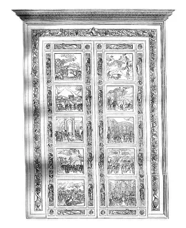 Main gate of the Baptistery of Florence by Ghiberti
