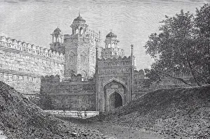 Main portal of the Shah's palace in 1880