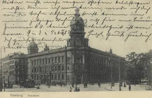 Main post office, Hamburg, Germany