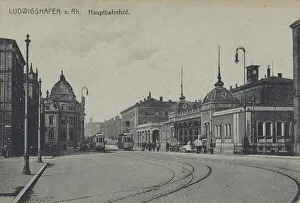 Main railway station in Ludwigshafen