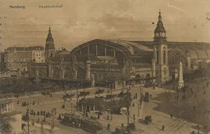 Main station of Hamburg, Germany