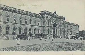 Main station in Magdeburg, Saxony-Anhalt