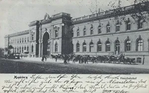 Main station in Magdeburg, Saxony-Anhalt
