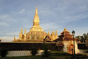 The majestic golden stupa, That Luang