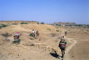 The majority of Jaisalmer's inhabitants are Bhati Rajputs