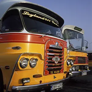 Malta, public transport, vintage bus, Europe