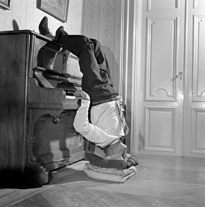 Man in the 1950s. With nothing else to do