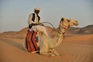 Man on camel, Meroe, Nubia