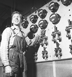 Man and machine in the old days