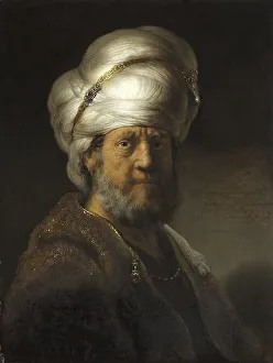 Man in Oriental Dress, painting by Rembrandt van Rijn (1606) (1669)