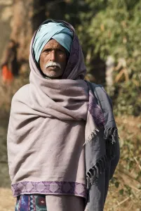 Man with traditional turban, Jharkhand, India