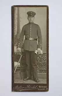 Man in Unifom, Visitformat, Carte de Visite