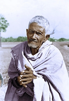 Man waiting to meet Mahatma Gandhi, East Bengal, Bangladesh, Asia, January 1947, Asia