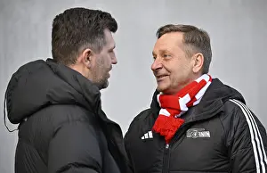 Category Historic EN Prints: Managing Director Sport Andreas Schicker TSG 1899 Hoffenheim in discussion with Managing Director Professional Football