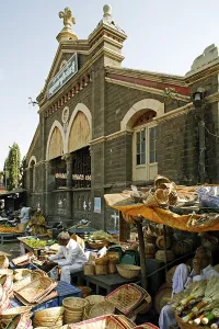 Mandai Jyotiba Phule Market in 1900, Pune, Maharashtra, India, Asia