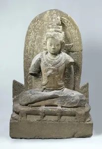 Manjusri is a bodhisattva associated with transcendent wisdom (Skt)
