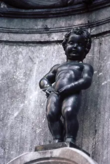 Manneken Pis statue, Brussels, Belgium