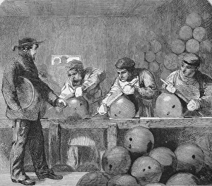 The manufacture of bombs at Woolwich Arsenal