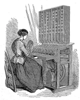 Manufacture of silk fabrics, Cannetiere