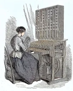 Manufacture of silk fabrics, Cannetiere