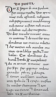 Manuscript of the Wessobrunn Prayer