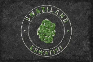 Map of Eswatini Reforestation Green Agenda