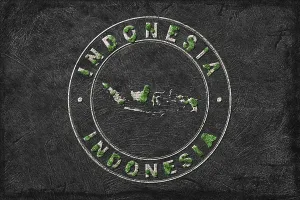 Map of Indonesia Reforestation Green Agenda