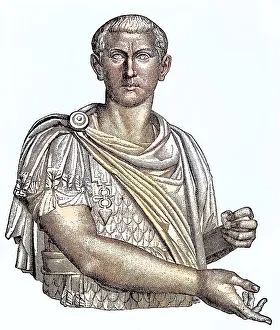 The marble bust of Marcus Antonius Gordianus