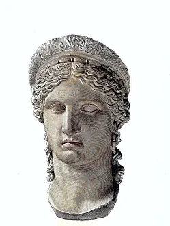 Marble head of Hera
