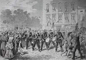 March of the Kaiser Alexander Guard Grenadier Regiment from Berlin