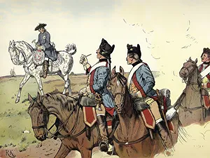 On the march through Lusatia, 1760