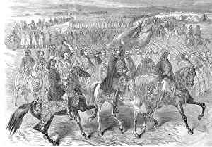 March of the Turkish troops from Kamiesch to Balaclava
