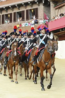 Marching in of the police guard of honour