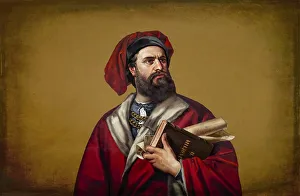 Marco Polo, c. 1254 -1324, an Italian merchant
