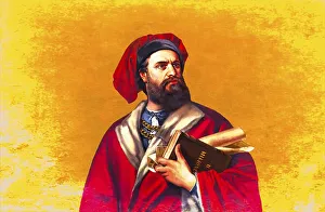 Marco Polo, c. 1254 -1324, an Italian merchant
