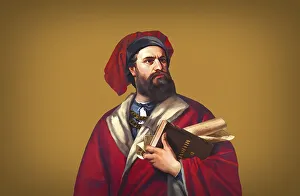 Marco Polo, c. 1254 -1324, an Italian merchant