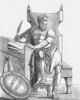 Marcus Aurelius, 121 - 180 AD, Roman emperor